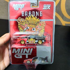 MINI GT MIEZU DIECAST #651 GT NISSAN 35GT-RR VER.1 BARONG BLACK 1/64
