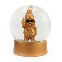 Winkee - Snow Globe - Snow Globe Gnome - Gold NEU