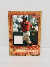 2004 Fleer Sweet Sigs MANNY RAMIREZ Sweet Swing Jersey Relic /200 Red Sox #SS-MR