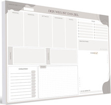 Sottomano Di Carta A3 Con Calendario Settimanale, 50 Pagine, Agenda Settimanale,