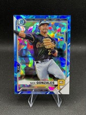 Nick Gonzales 2021 Bowman Chrome Sapphire Edition Prospects #BCP-34 Pirates