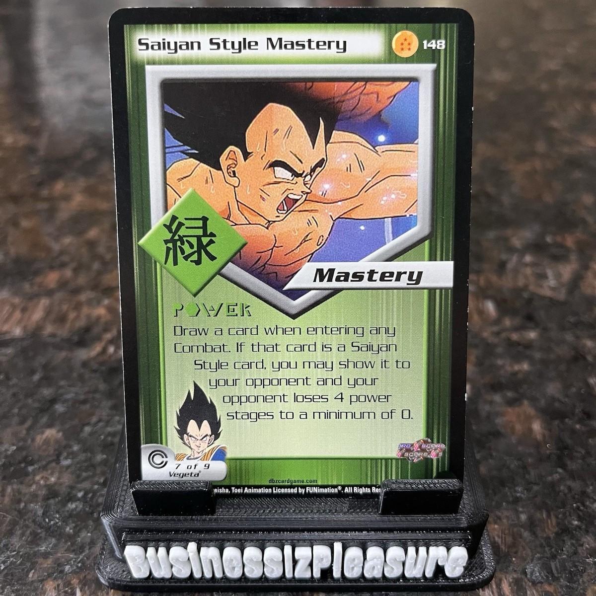 2001 Dragon Ball Z DBZ CCG SCORE Saiyan Style Mastery Rare #148