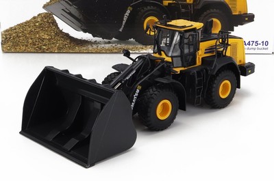 UNIVERSAL HOBBIES 1/50 BAUSTELLE SCHAUFEL RUSPA KOMATSU WA475 10 STATISCHES M...