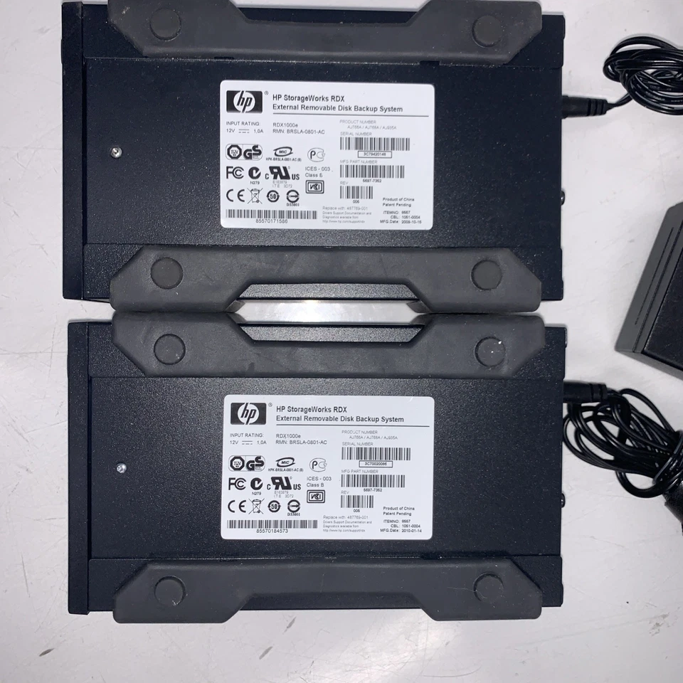 (1x)   Hewlett Packard Enterprise HPE RDX 1000e External Disk Backup drive - Image 3 of 4