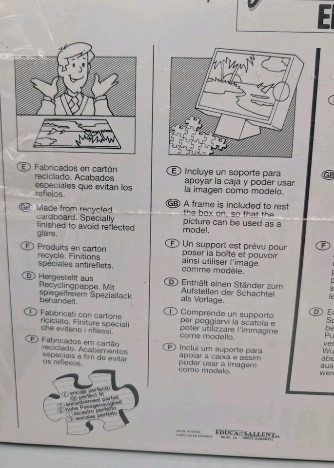 Educa Puzzle 3000 Manarola Cinqueterre — 第 3/4 张图片