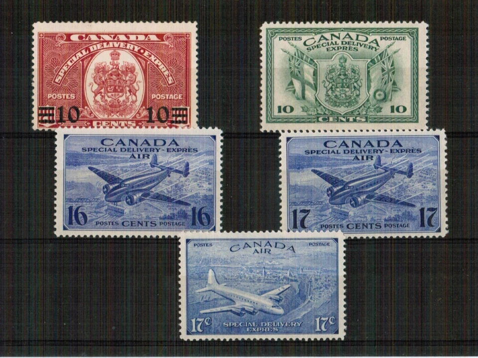 Canada Special Delivery Stamps Mounted Mint - Image 1 of 1