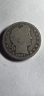 1907 P Barber Quarter Circulated Silver Coin Collectible