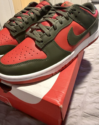 Nike Dunk Low Retro BTTYS Mystic Red Cargo Khaki Men's Sneaker DV0833-600