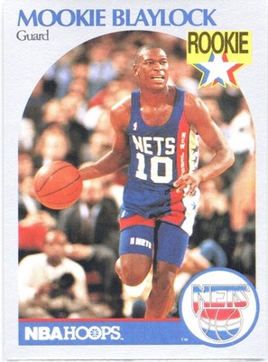 Mookie Blaylock 1990 Hoops Team Night New Jersey Nets New Jersey Nets #NNO