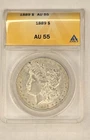 1889-P $1 Morgan Silver Dollar ANACS AU 55