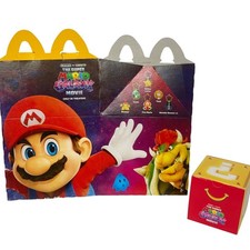 McDonald's Super Mario Galaxy Movie Happy Meal Box Unopened Mario Toy
