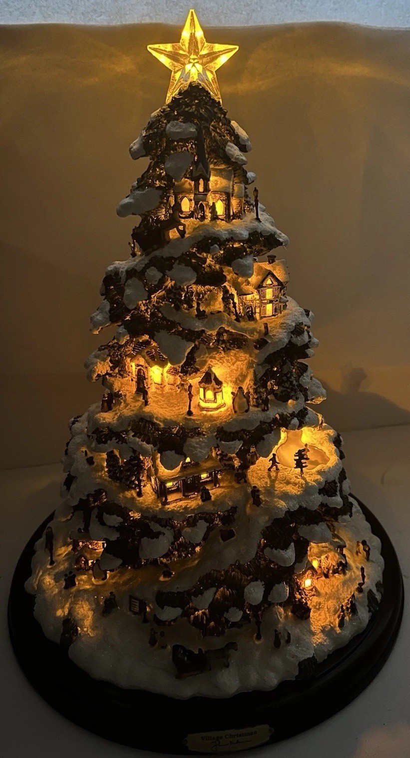 Thomas Kinkade オルゴール LED 照明 クリスマスツリー Thomas Kinkade オルゴール LED 照明 クリスマスツリー Thomas Kinkade