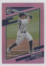 2021 Panini Donruss Optic Pink Prizm Jose Altuve #195 0l3d