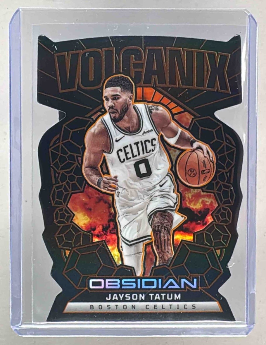 Jayson Tatum 2024 Panini Obsidian #5 Volcanix