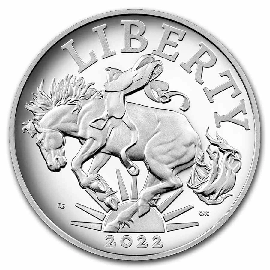 2022-P Silver American Liberty Medal Proof (w/Box & COA) - Image 2 of 3