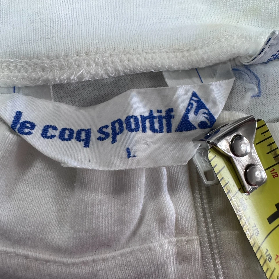Vintage Le Coq Sportif Cycling Jersey Retro Bicycle T-Shirt - Size L Equipe - Image 2 of 4