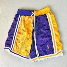 LA Lakers Collect  Select Men  s M Swingman What The Lakers Basketball Shorts