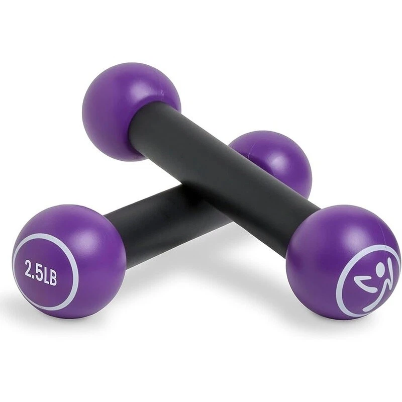 Набор гантелей 2,5 фунта из 2 весов для рук женские тренировки домашние фитнес упражнения новые - Изображение 2 из 4