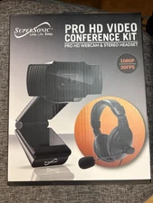 Pro HD Video Webcam & Stereo Headset, Conference kit - Supersonic New!!!