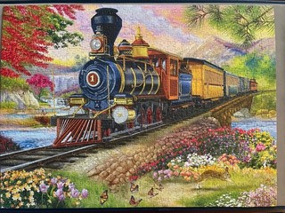 Buffalo Games Scenic Steam Engine 1000 Piece Jigsaw Puzzle Train