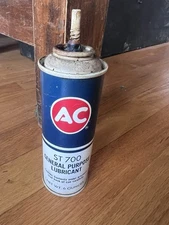 Vintage AC Spark Plug ST 700 General Purpose Lubricant GMC Flint Can Oil Gas