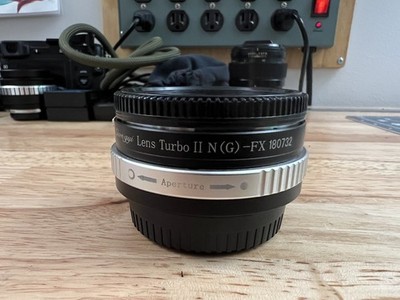 ZhongYi Mitakon Lens Turbo II focal reducer adapter - Nikon F to Fujifilm X
