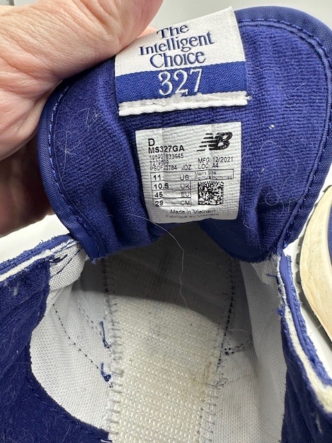 New Balance MS327GA Victory Blue White Running Sneakers Tennis Shoes Men's 11 thumbnail 2