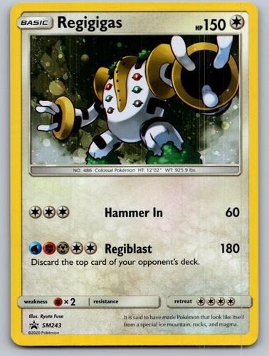 Regigigas - SM243 Holo Promo Sun & Moon Promo Pokemon Near Mint