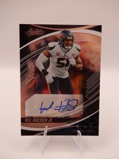 Will Anderson Jr. 2025 Panini Absolute Football Signed No. 24
