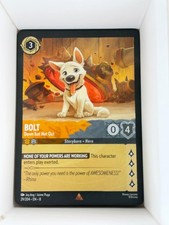 Bolt - Down but Not Out 29/204 Rare Reign of Jafar Lorcana Near Mint