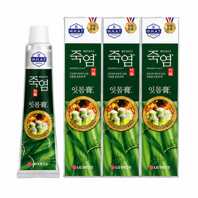LG Bamboo Salt Gum Care Toothpaste 120g x 3 Korean Herbal Toothpaste