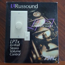 Russound LPTx - 2D 75 Watt Impedance Matching Wall Stereo Speaker Volume Control