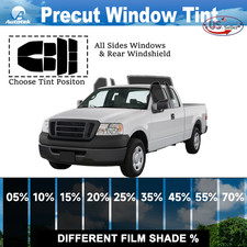 Precut All Sides Windows Film Any Tint Shade For Ford F150 Extended Cab 04-08 Precut All Sides Windows Film Any Tint Shade For Ford F150 Extended Cab 04-08