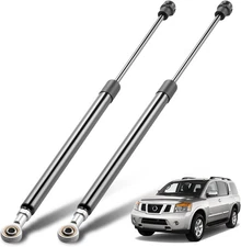 Set of 2 For Infiniti QX56 2004-2010 Rear Window Glass Lift Supports Gas Struts