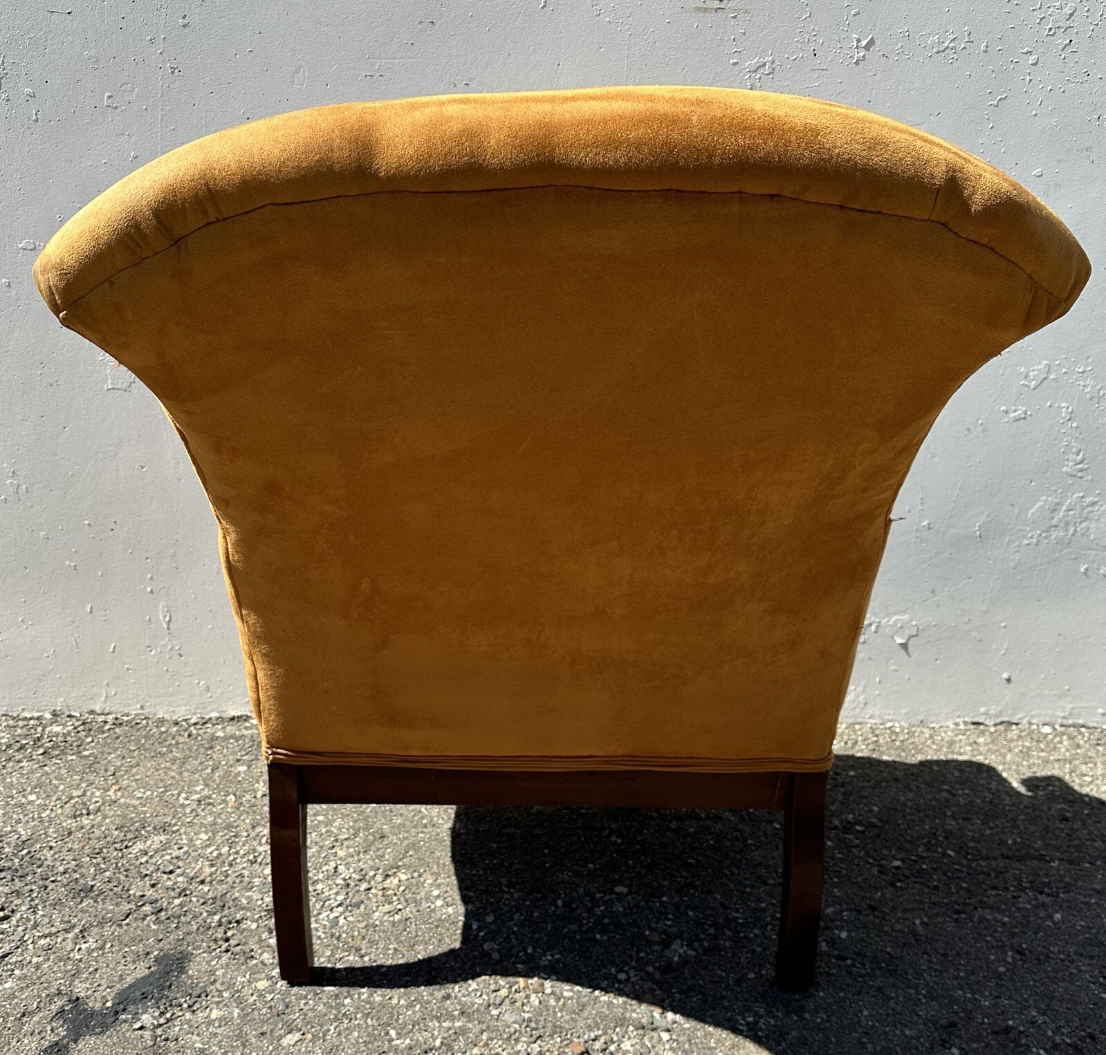 American Victorian Era Eastlake Carved Dog Head Upholstered Arm Chair w