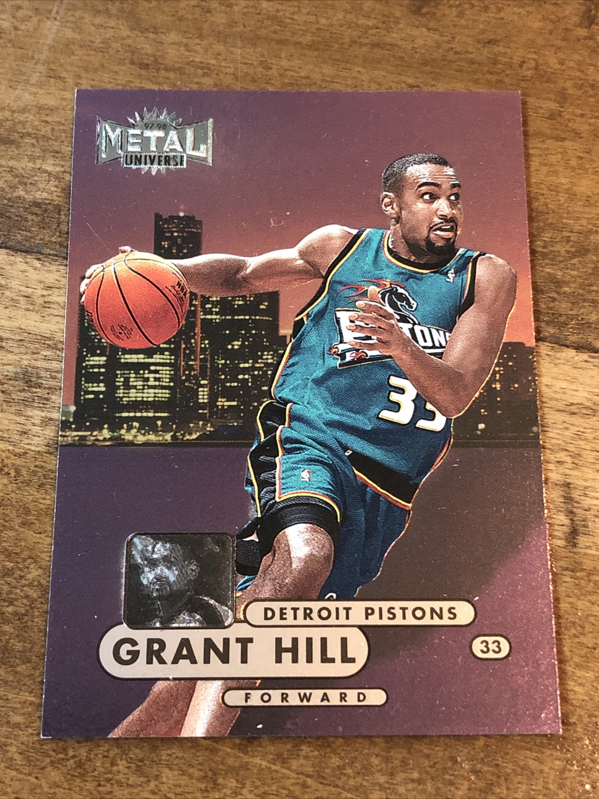1997-98 Metal Universe Championship Grant Hill  #33