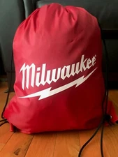 MILWAUKEE SLING GYM MOTORCYCLE NYLON DRAWSTRING M18 M12 FUEL BACKPACK BAG b