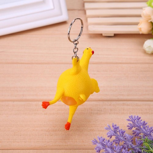 20XTricky Funny Gadgets Toys Squeeze Chicken Egg Laying Hens Stress Relief - Picture 6 of 6
