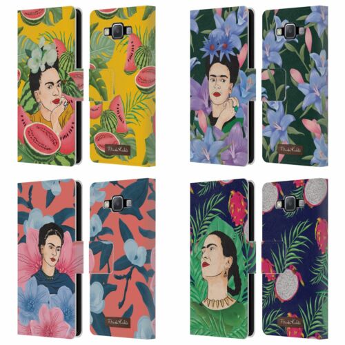 OFFICIAL FRIDA KAHLO PORTRAIT 3 LEATHER BOOK WALLET CASE FOR SAMSUNG PHONES 2 - Picture 1 of 10