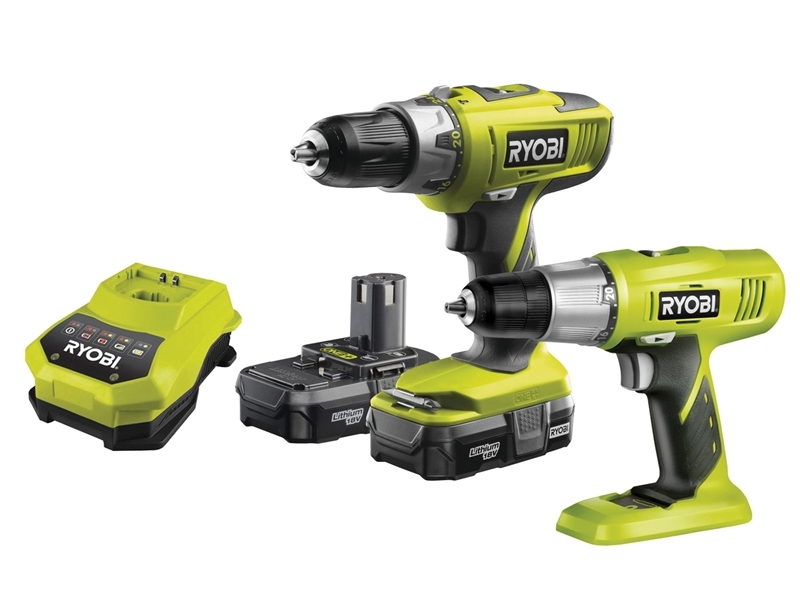 Ryobi One+ Twin Pack 18 Volt 2 x 1.3 Ah 