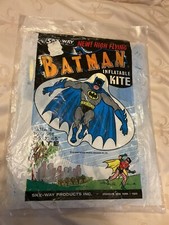 Vintage Sky-Way BATMAN Inflatable KITE 1974 New in Sealed Package RARE DC Comics