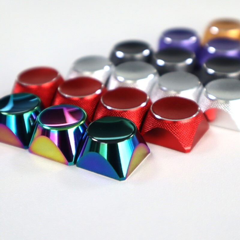 High-Quality Gaming Mechanical Keyboard Keycap Set with Plating & Oxidation Finish