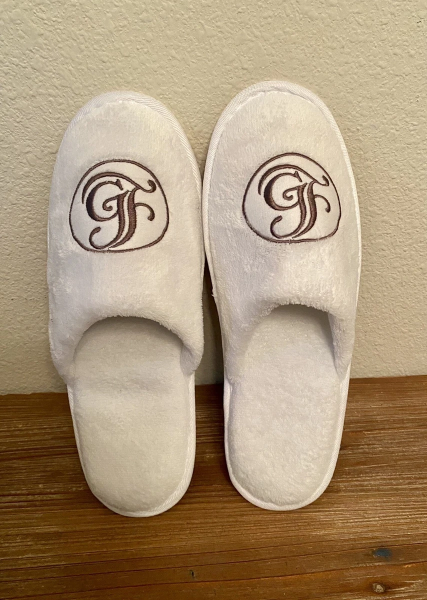Terry cloth store bedroom slippers