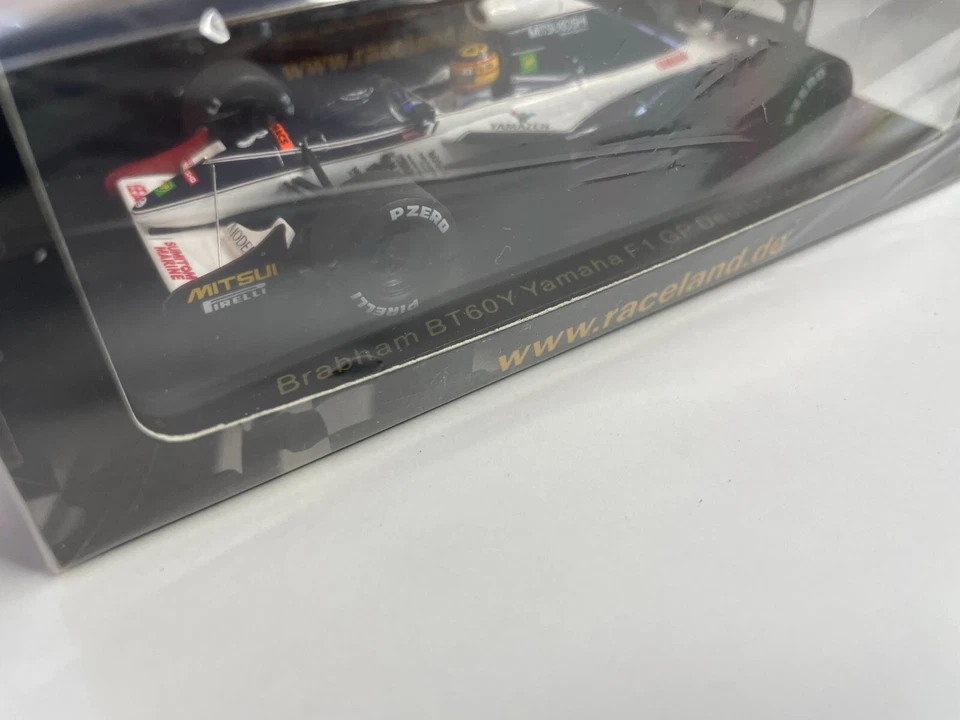 BRABHAM BT60Y YAMAHA GERMAN GP 1991 1/43rd model by RACELAND SPARK RS1750 - Image 2 of 4
