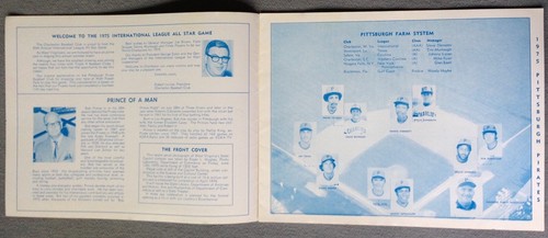 1975 INTERNATIONAL LEAGUE ALL STAR GAME PROGRAM; STARS VS PITTSBURGH PIRATES; WV - Picture 3 of 9