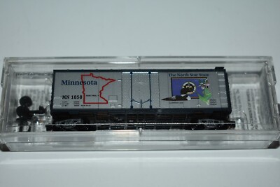 N Scale MTL 21360 Minnesota State Car 40 ' Std. Plug Door Boxcar 1858 K9454