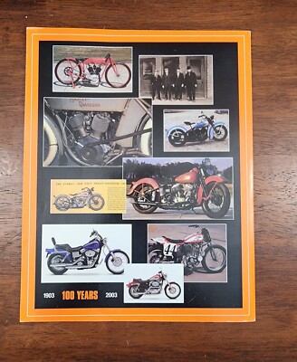 Harley Davidson 100 Years 1903- 2003 Illustrated Guide by Racing