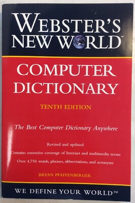 Websters New World Computer Dictionary 10th Edition 2003 Softback BookGnu