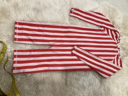 Hugo Loves Tiki Rash Guard Blush Pink+Red Beverly Hills Stripe Size 8 Youth $60 - Picture 8 of 18