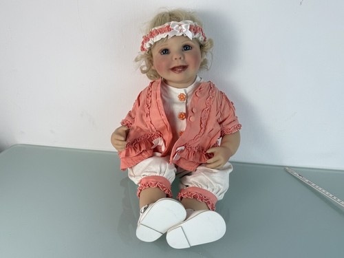 Artist doll Gerlinde Feser vinyl doll 65 cm. Excellent Condition